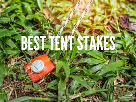 Best Tent Stakes (Tent Pegs) Buying Guide.